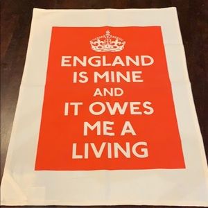 “England is Mine” Morrissey concert big tea towel!